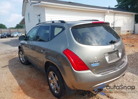 2004 Nissan Murano Sl from USA, damaged, VIN JN8AZ08T94W201086